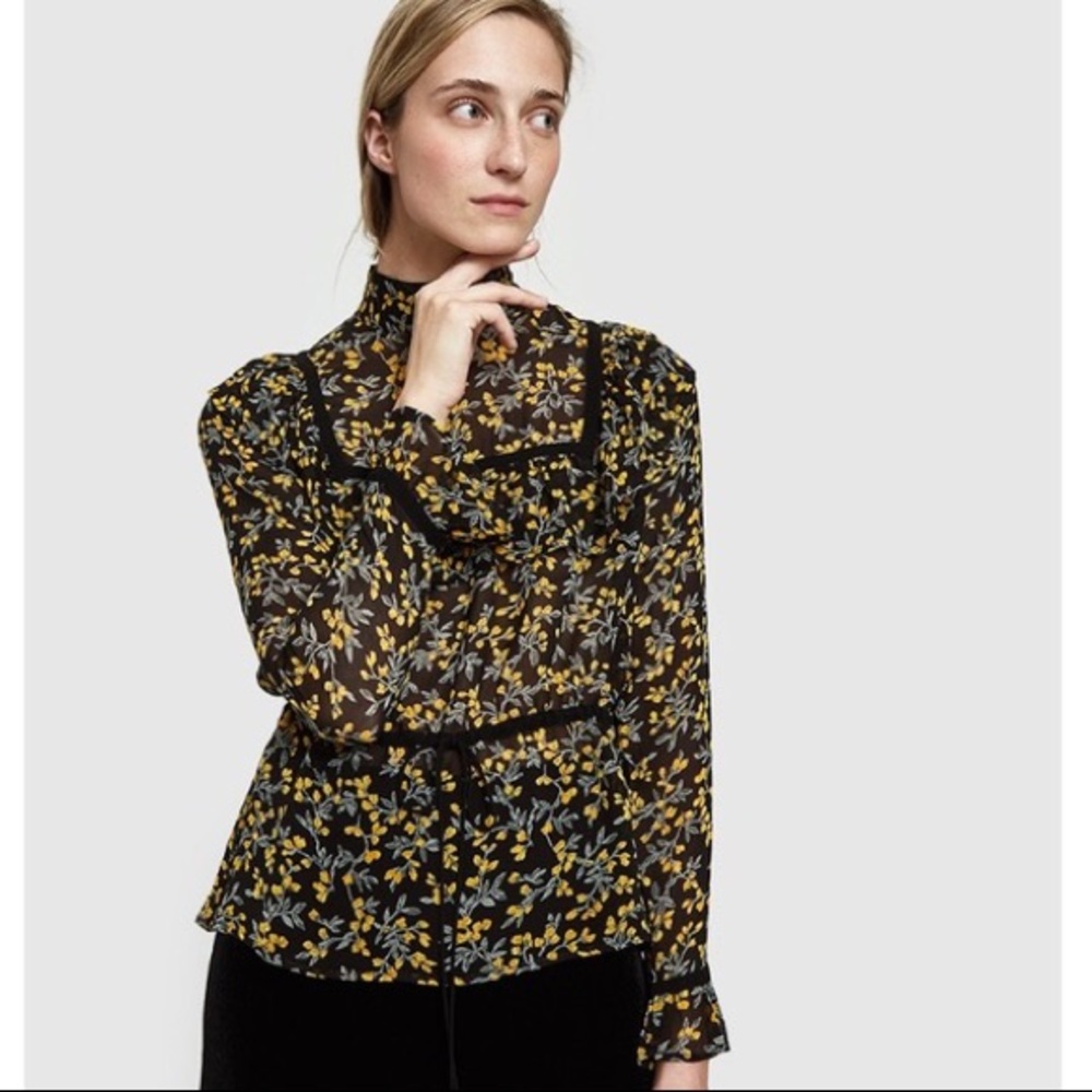 Ganni Marceau Georgette Blouse size 36